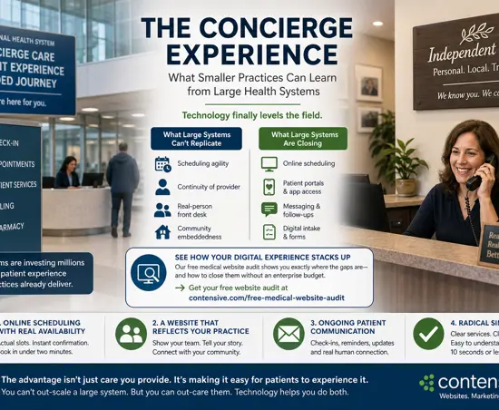 image for post The Concierge Experience: What Smaller Practices Can Learn from Large Health Systems